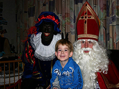 Foto sinterklaas en piet
